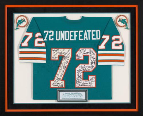 Signed Miami Dolphins Jersey