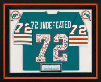 Signed Miami Dolphins Jersey