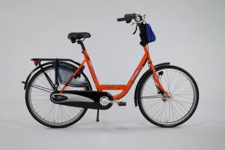 Orange Commuter Bicycle