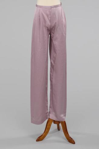 Light Mauve Satin Pants