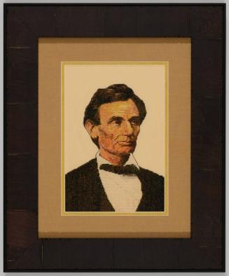 Cross-Stitch Portrait of President Lincoln