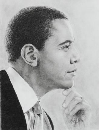 Pencil Portrait of President Obama