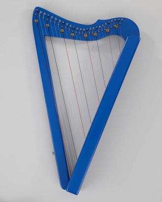 Blue 26-String Harp