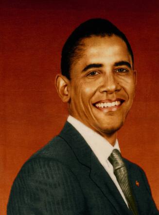 Carpet Portrait of President Obama