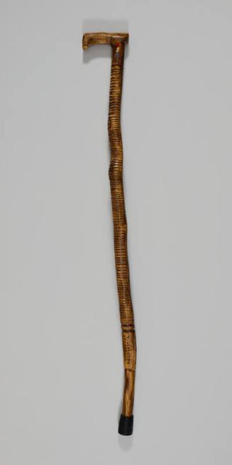 Ribbed Wooden Cane