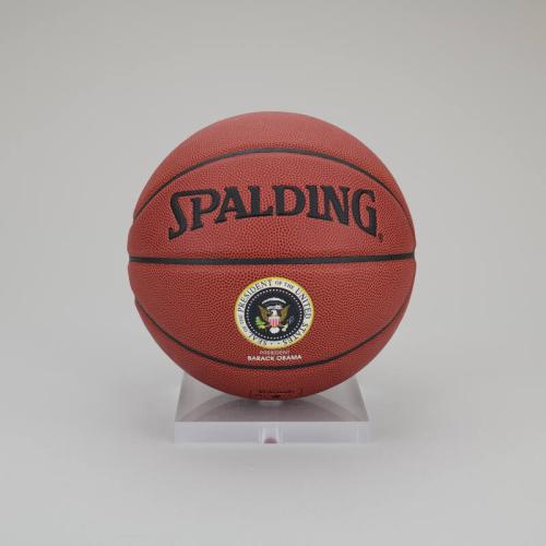 Nine Spalding Basketballs with Presidential Seal