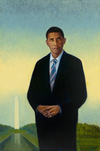 Portrait of President Barack Obama