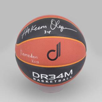 Basketball Signed by Hakeem Olajuwon