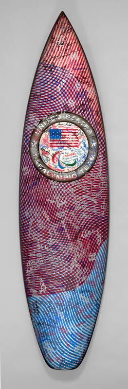 2016 United States Paralympic Team Surfboard
