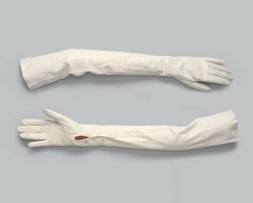 White Evening Gloves
