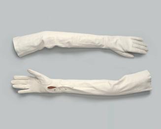 White Evening Gloves