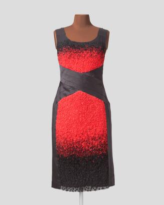 Black and Crimson Dress