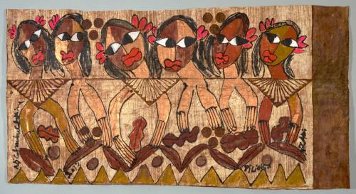 Tapa Cloth Painting