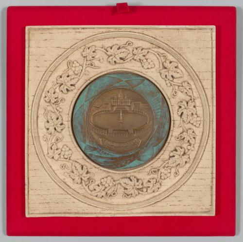 Bronze Medal with Roman Travertine Finish