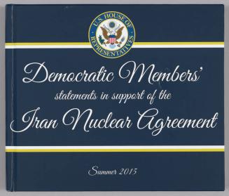 Democratic Members' Statements in Support of the Iran Nuclear Agreement