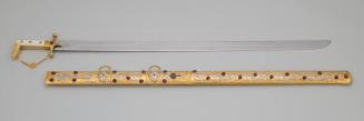 Gold and Silver Jeweled Sword and Scabbard