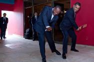 Image courtesy of the Barack Obama Presidential Library, World-famous cricket legend Brian Lara…
