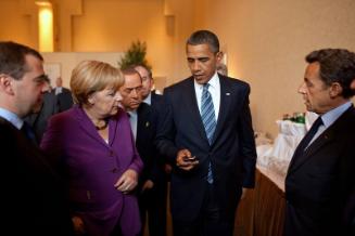 Image courtesy of the Barack Obama Presidential Library, President Barack Obama shows his Black…