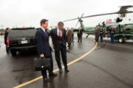 Image courtesy of the Barack Obama Presidential Library, President Barack Obama and British Pri…