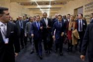 Image courtesy of the Barack Obama Presidential Library, President Barack Obama walks with Russ…