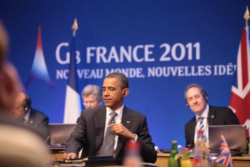 Image courtesy of the Barack Obama Presidential Library, President Barack Obama, German Chancel…