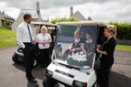 Image courtesy of the Barack Obama Presidential Library, President Barack Obama talks with hous…