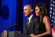 Image courtesy of the Barack Obama Presidential Library, President Barack Obama, with First Lad…