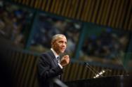 Image courtesy of the Barack Obama Presidential Library, President Barack Obama makes remarks a…
