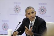 Image courtesy of the Barack Obama Presidential Library, President Barack Obama participates in…