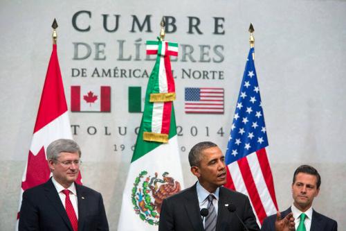 Image courtesy of the Barack Obama Presidential Library, President Barack Obama delivers remark…