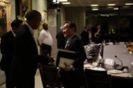 Image courtesy of the Barack Obama Presidential Library, President Barack Obama hosts the U.S.-…