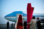 Image courtesy of the Barack Obama Presidential Library, Preparations are made as President Bar…