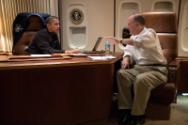 Image courtesy of the Barack Obama Presidential Library, President Barack Obama talks with Nati…